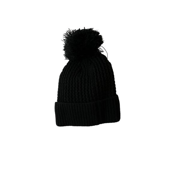 New Orleans Saints Black Acrylic Knit Cap w Mazaj Pin - Picture 3 of 4